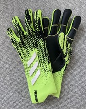 Adidas Predator Mutator URG 2.0 Goalkeeper Gloves Green White Black UK 10