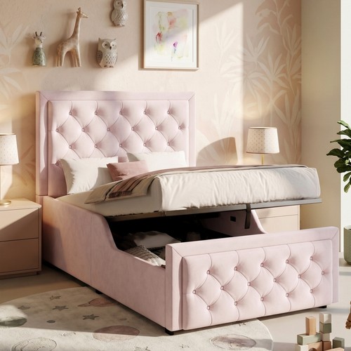 3ft single ottoman bed - single,