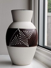 Contemporary Carstens Tönnieshof 1970's Tube-Lined Abstract Patterned Vase