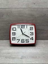 Acctim Wall Clock – Bold Red