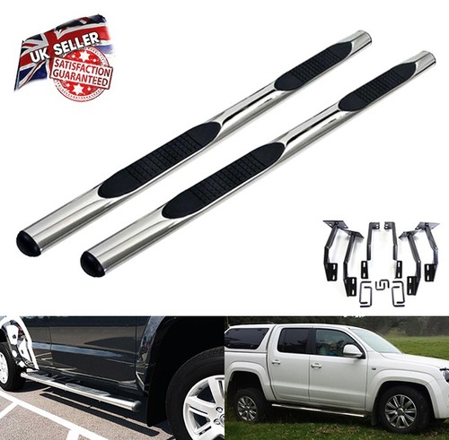 Polished chrome side step rail - chrome,