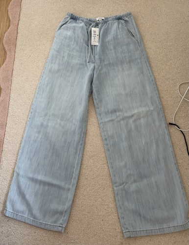 Wide leg soft jeans uk12 - wide,