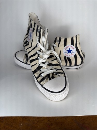 Zebra print converse - zebra, star
