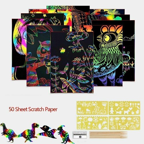 Sheets scratch painting - sheets,