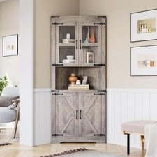Corner Storage Cabinet with