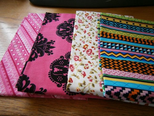 Pieces fabric oddments - 4,