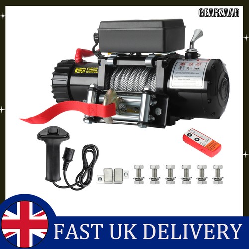 Electric winch 12v 13500 - 13500, lb