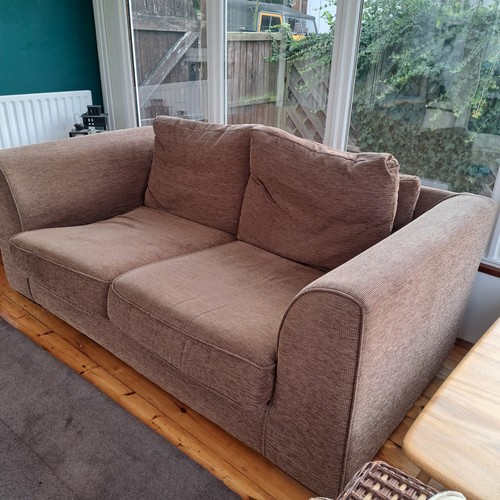 Large sofa with cushions - with, 6