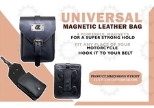 Genuine "Leather Universal Magnetic Tank Bag Fit for Royal Enfield Motorcycle"