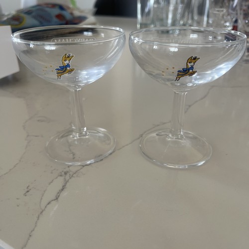 Vintage babycham glasses - babycham,