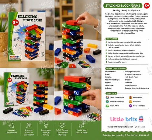 Stacking block game kids - stacking,