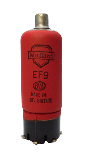 Mullard british made ef9 red - mullard,