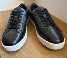 Santoni  black leather
