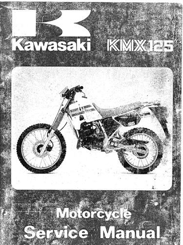 Kmx125 1998 service manual - kmx125,