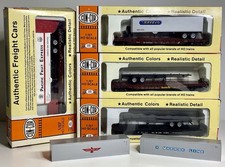 4x CON-COR USA Railroad HO