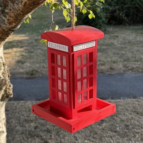 Telephone box hanging bird - hanging,