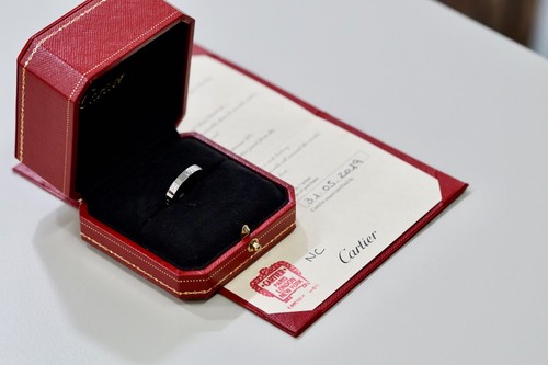 Cartier platinum love wedding - love,