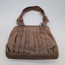 Episode Leather Grey / Green Shoulder Bag silver hardware  (#H1/28)