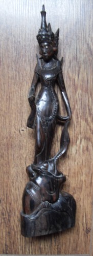 Vintage hand carved balinese - vintage,
