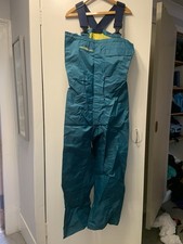 Henri Lloyd Petrol Green M Medium Sailing Bib Trousers Offshore Waterproof