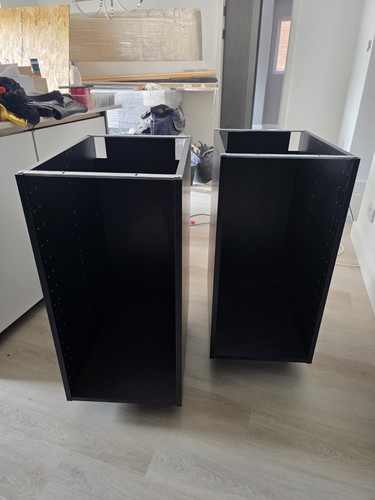 Standard black ikea kitchen - black,