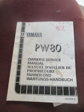yamaha owners service manual PW80 1987