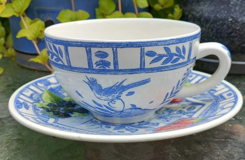 Gien french pottery oiseau - gien,