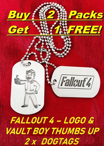 Fallout vault boy dog tags - vault,
