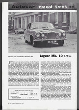 Jaguar Mark Ten 3.8 Road Test