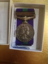 General Service Medal with Canal Zone Clasp to R.A.F.