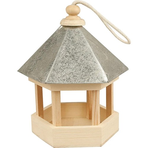 Wooden pine craft - bird, house
