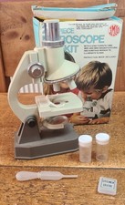 Vintage microscope set boxed - set,