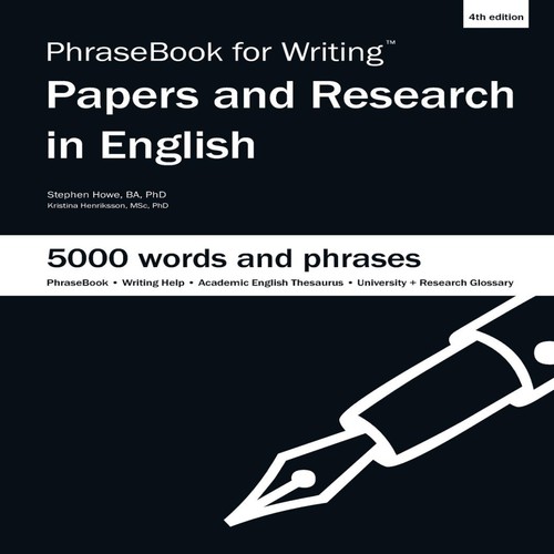 Phrasebook for writing papers - for,