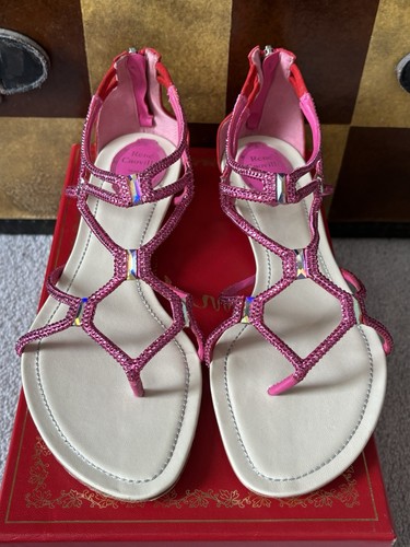 René caovilla pink crystal - rené,