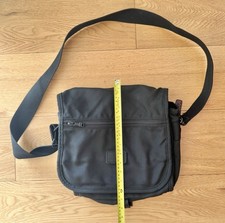 Tumi Black Ballistic Nylon Satchel/Messenger Bag 2614D3