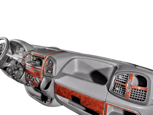 Wood look dash trim kit - wood, for