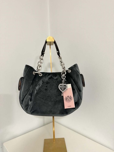 Juicy couture black velour - couture,