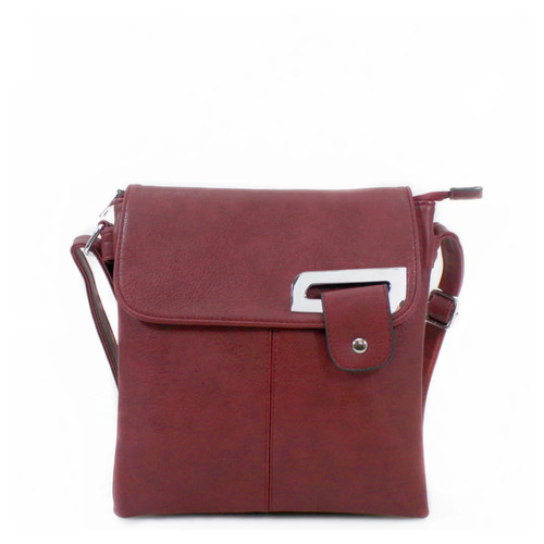 Women faux leather cross - faux,