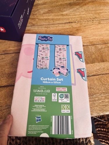 Peppa pig storm curtains - pig,