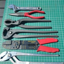 Mixed pliers grips job lot - grips,