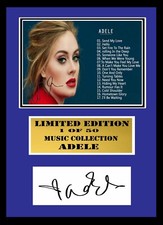 Adele signed framed - adele,