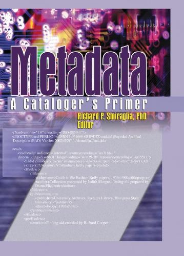 Metadata 9780789028006 - metadata,