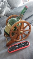 Antique Napoleon Cognac Courvoisier Bottle Canon Rest Bottle Holder Large