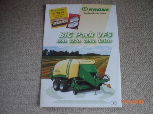 Big balers krone - big, vfs