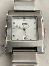 Storm Vylen Square Silver Dial