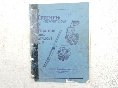 1957 triumph t20 tiger cub - triumph,