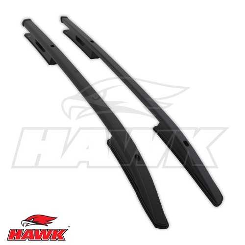 Black roof rails bars storage - black,