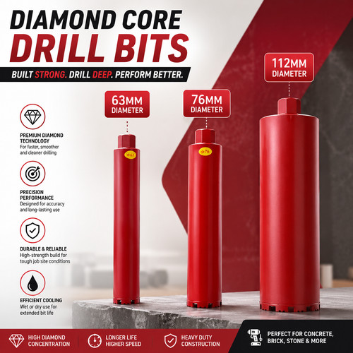 Dry wet diamond core - dry, &
