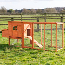 8FT CHICKEN COOP LARGE RUN