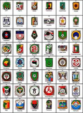 metal pin / badge CAF Football